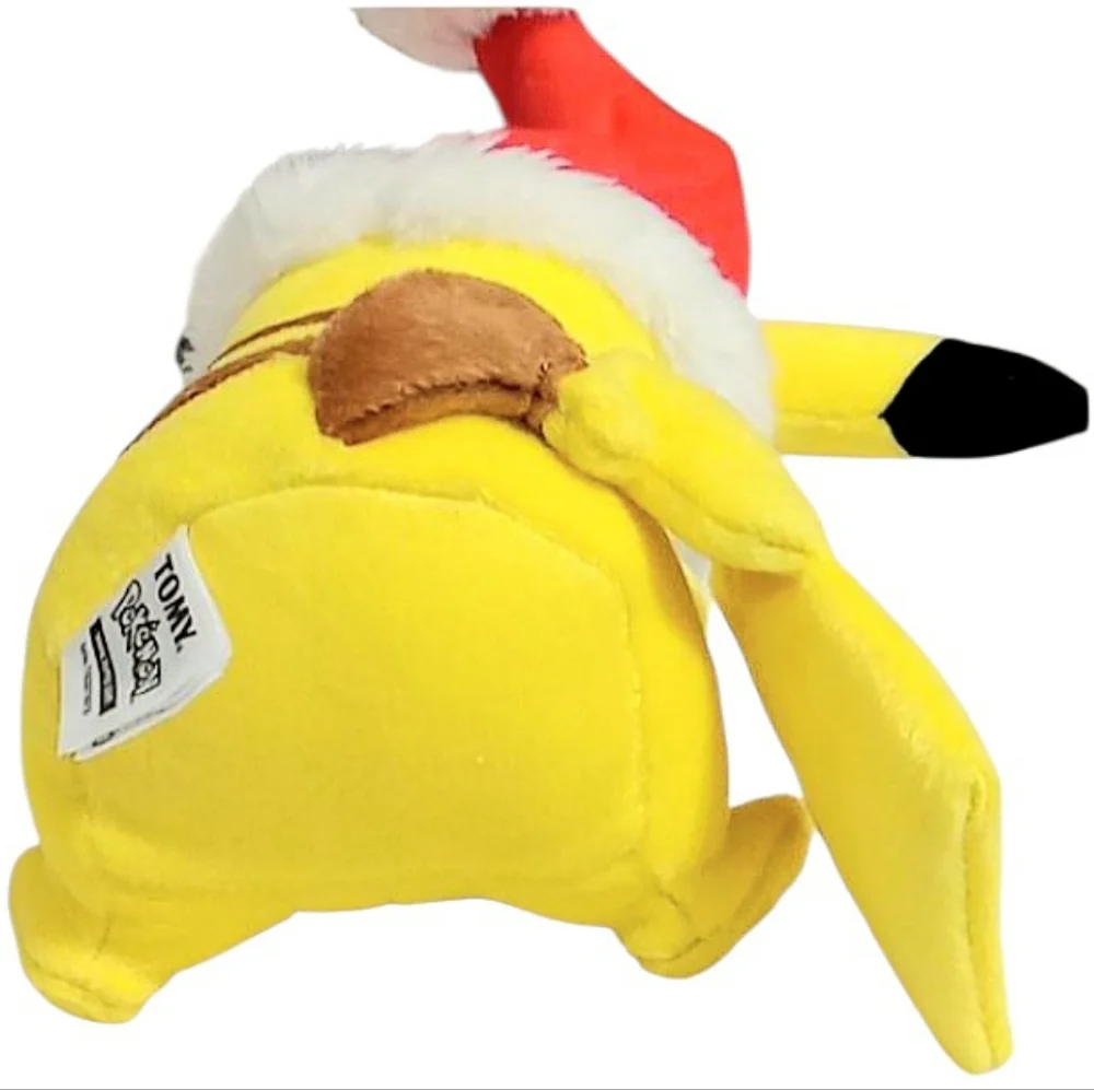 Pokemon Holiday Pikachu in Santa Hat Plush Toy 8